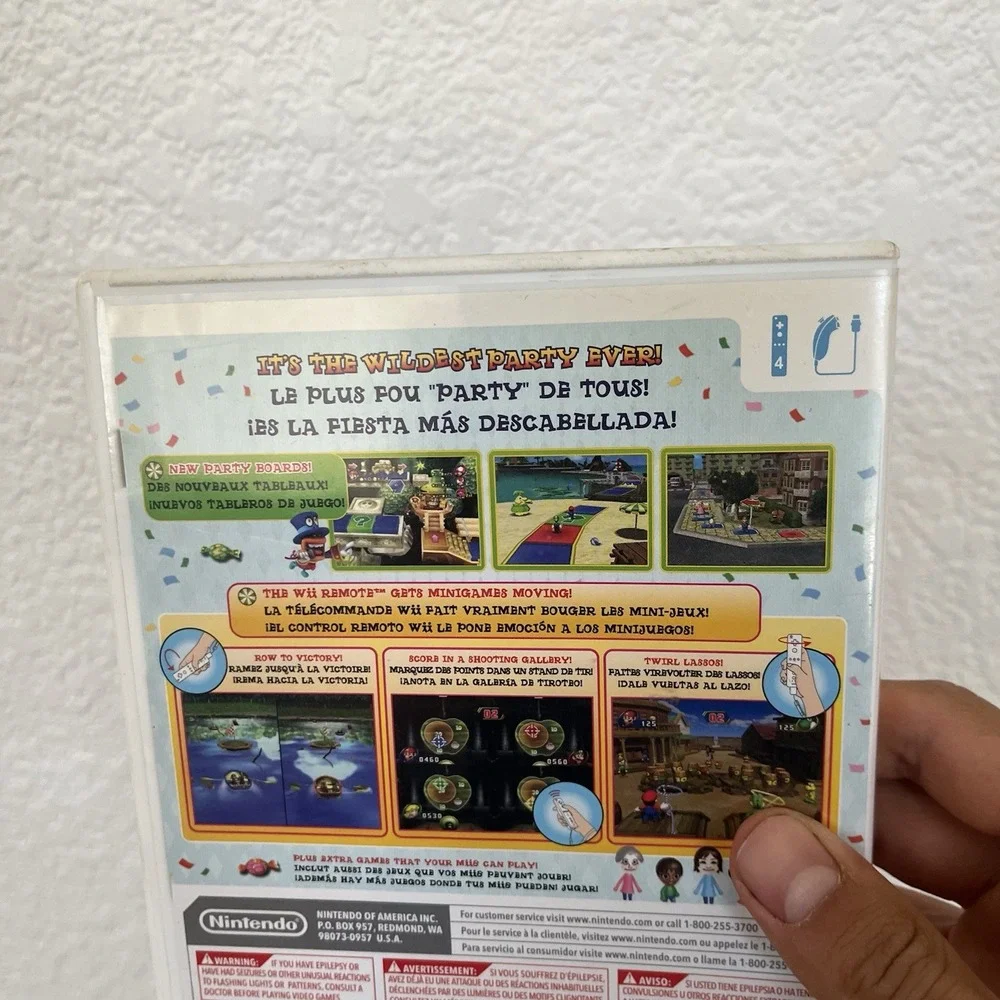 Mario Party 8 (Nintendo Wii, 2007) CIB Complete with Manual Tested Working